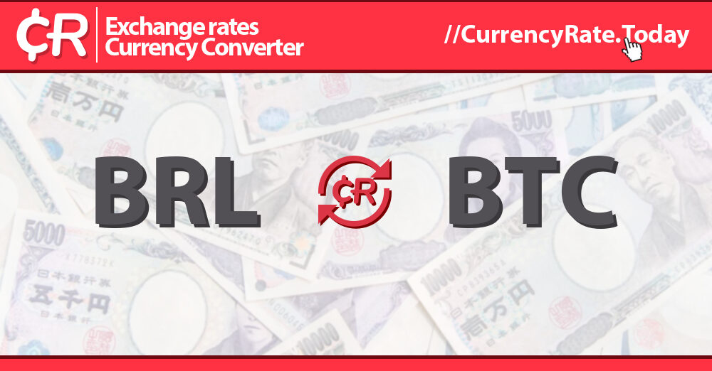 Convert BTC to BRL