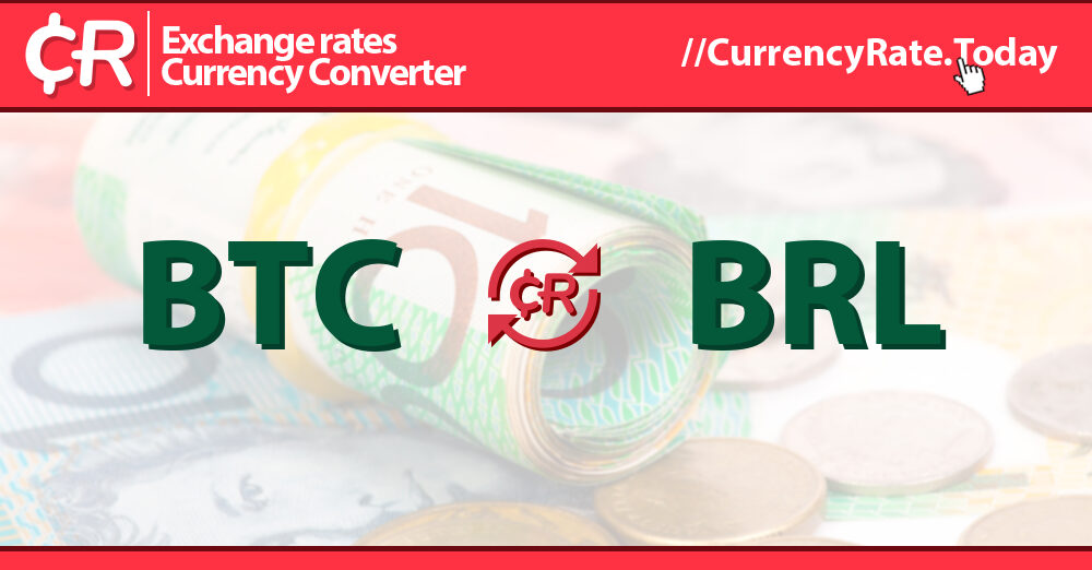 BTCBRL Bitcoin Brazilian Real - Currency Exchange Rate Live Price Chart