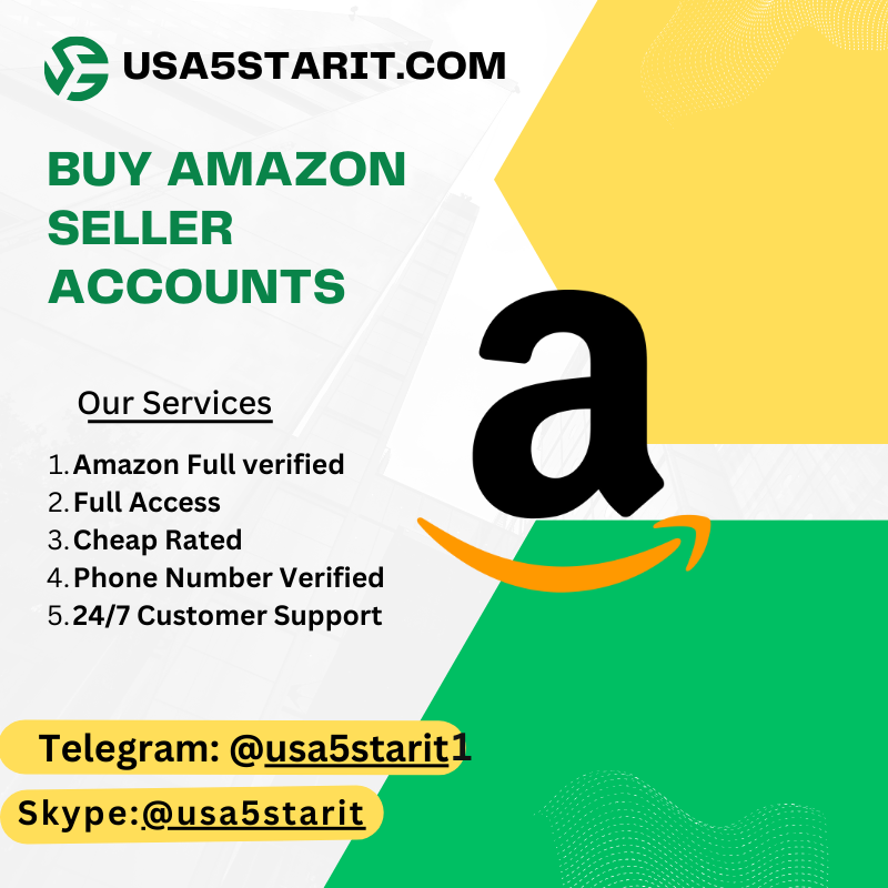 Buy Amazon Seller Accounts (Your #1 Marketplace)