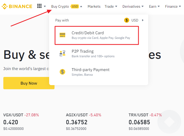 How to buy Bitcoin on Binance in ? - CoinCodeCap