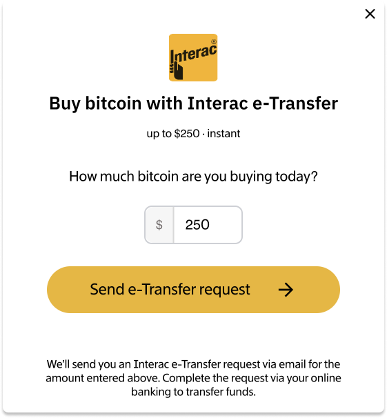 Buy Bitcoin With Interac e transfer Online - How to Buy BTC Instantly in 