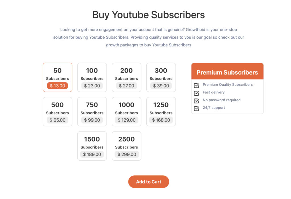 Buy YouTube Subscribers | SocialPlug