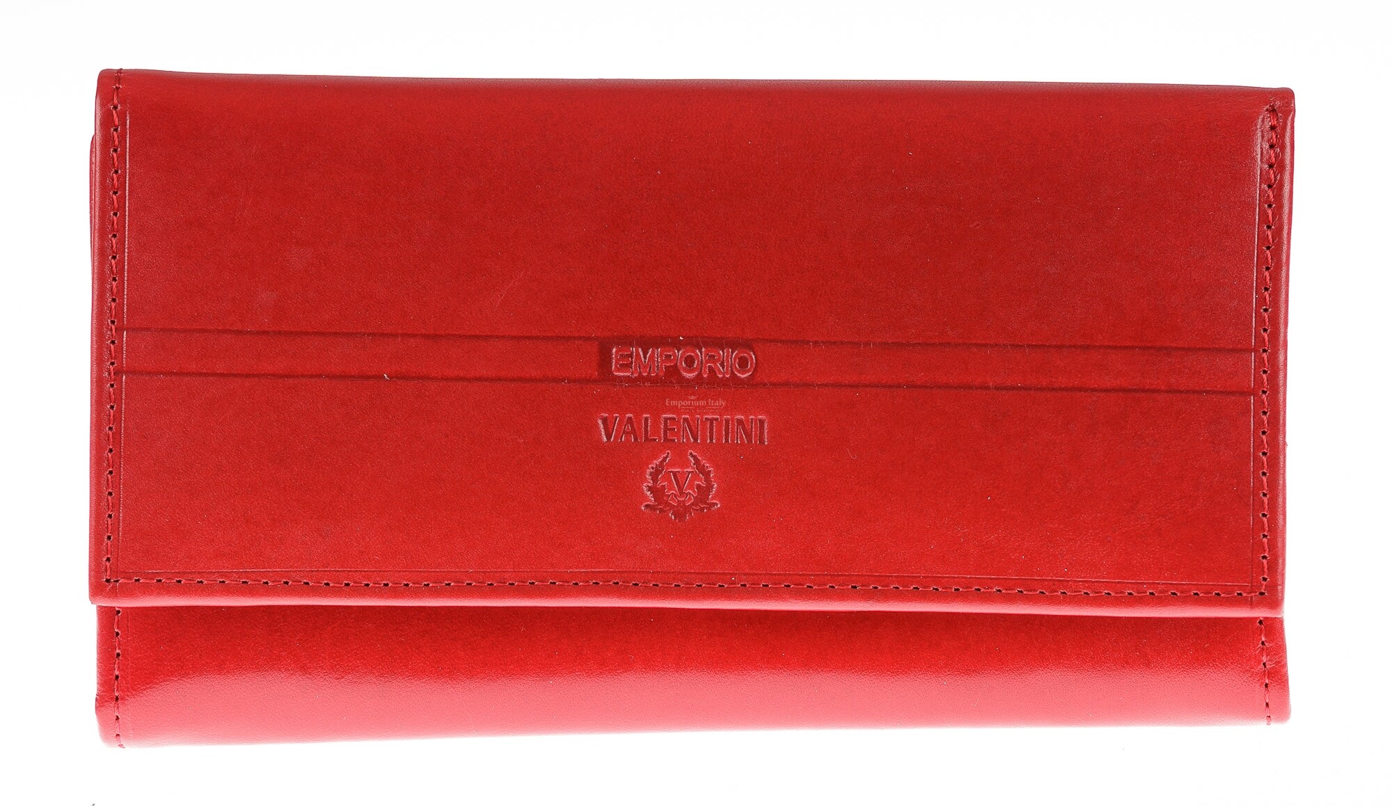 Leather wallet - red | RO | EURO | Old Angler Firenze