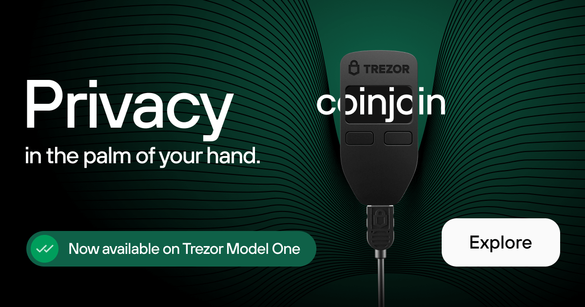 Trezor Launches Coinjoin Integration with Wasabi Wallet