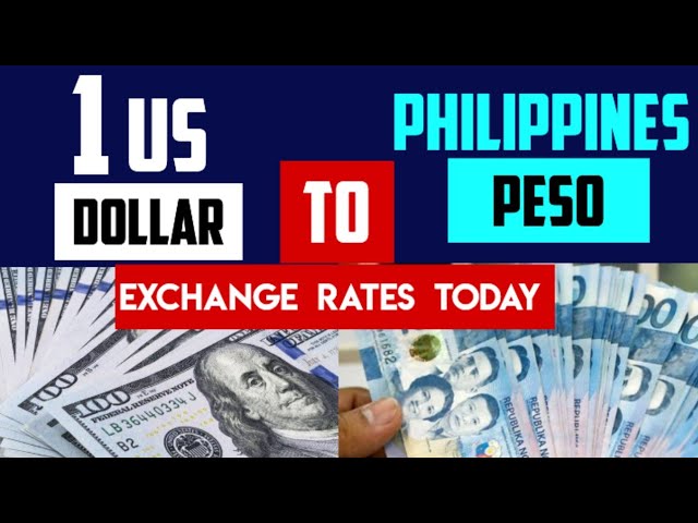 US Dollar to Philippine Peso Exchange Rate