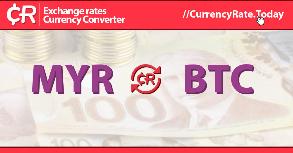 BTC to MYR converter - Bitcoin to Malaysian Ringgit calculator