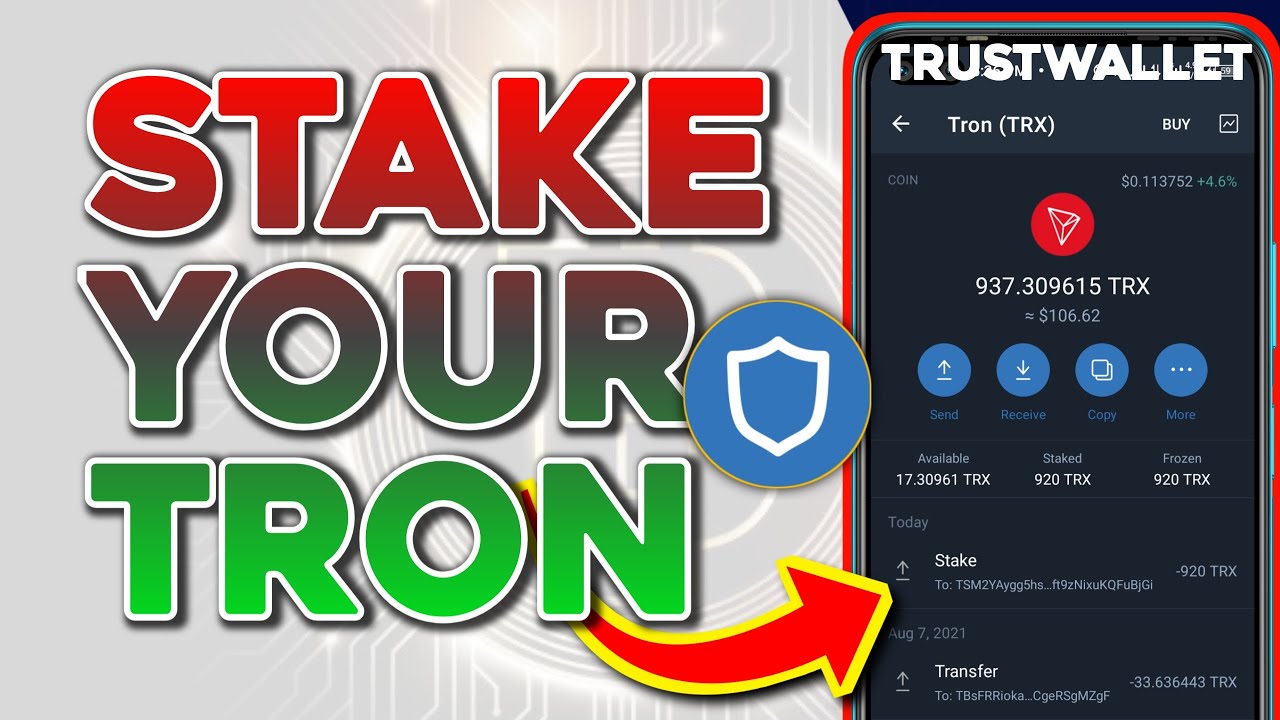 Guest Post by Trust Wallet: How to Stake TRON TRX and Earn Yield Using Trust Wallet | CoinMarketCap