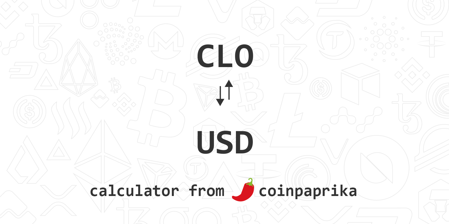 Callisto Network - Euro (CLO/EUR) Free currency exchange rate conversion calculator | CoinYEP