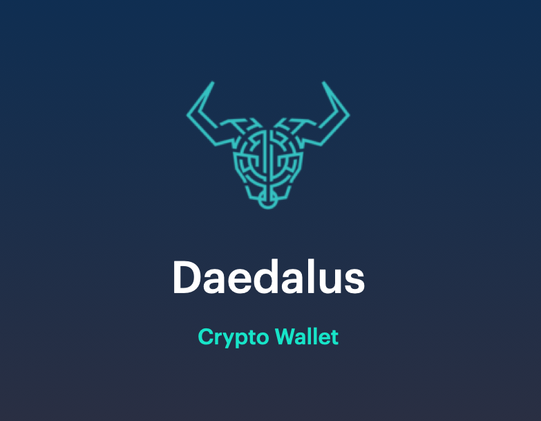 Daedalus wallet = deadalus now for me - General Discussions - Cardano Forum