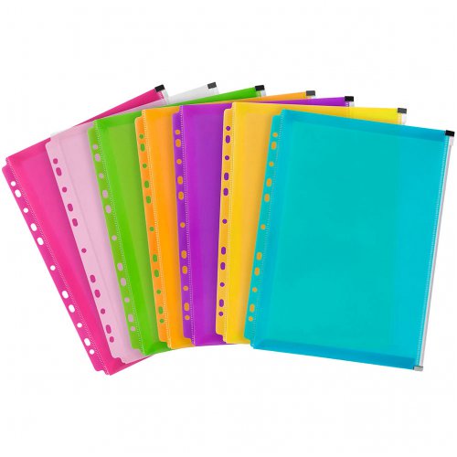 BINDER WALLETS A4 with zip_Clear - STATIONERY CITY