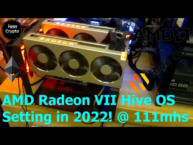 Mining performance and hashrate of AMD Radeon VII