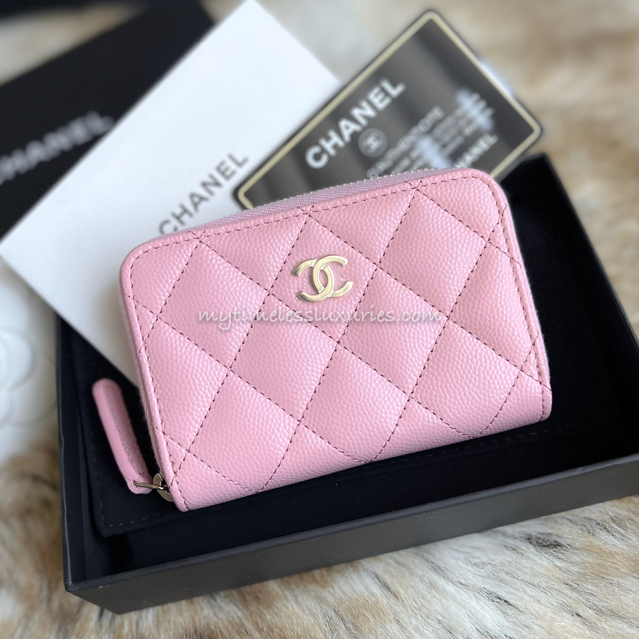 CHANEL Matelasse Zip Around SilverHardware coin purse – kingram-japan