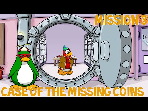 Club Penguin Psa Mission 3 Case Of The Missing Coins - Club Penguin Games