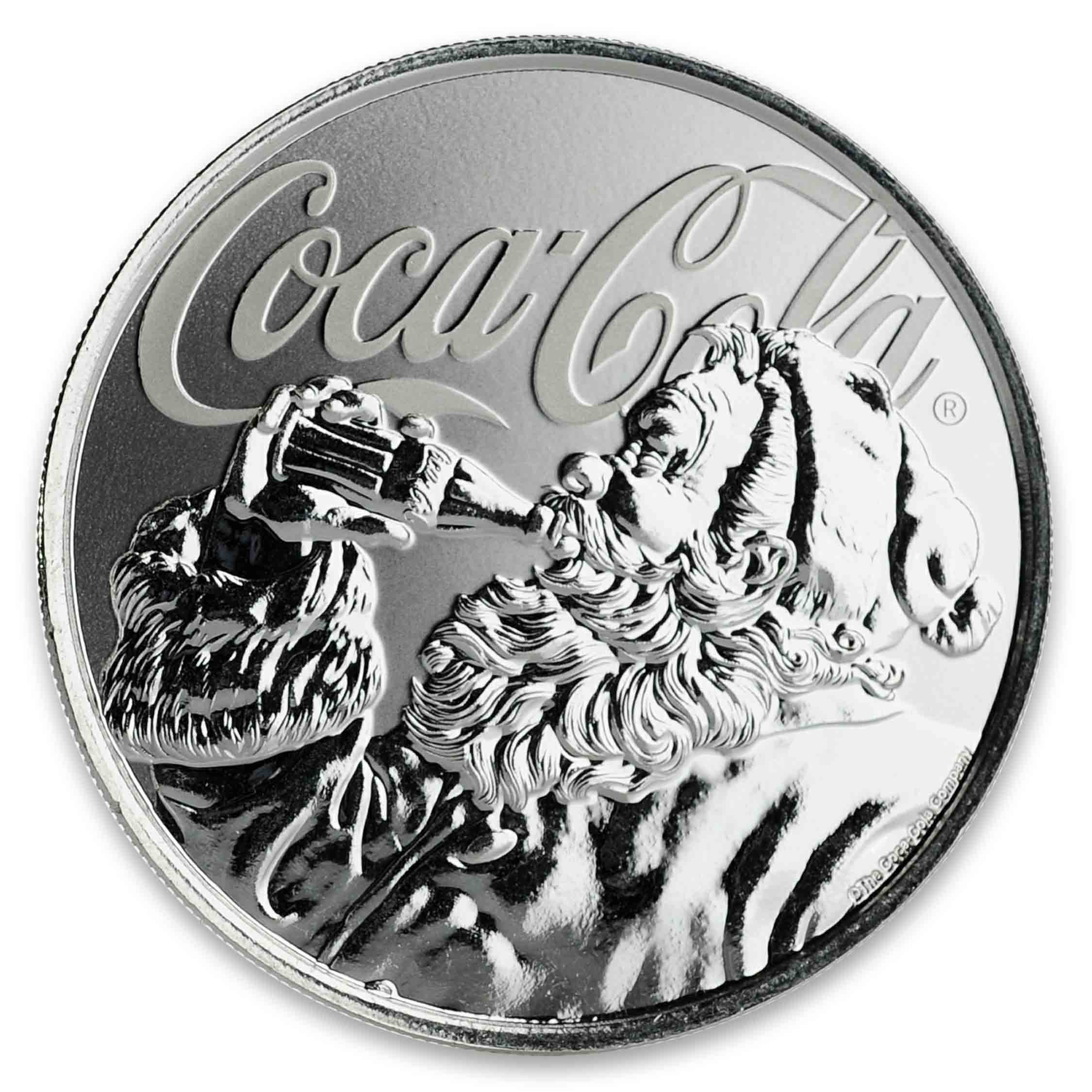 1oz Silver Coca-Cola Round