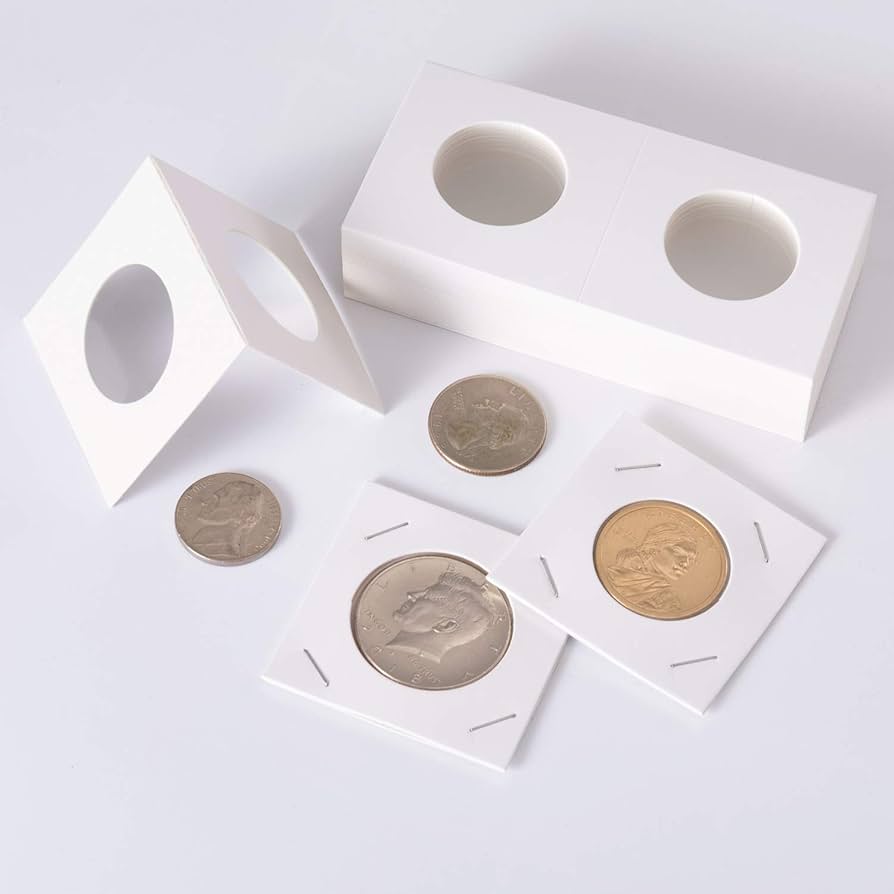 Cardboard Coin Flips: Coin Collecting Supplies | Coin Collecting Accessories