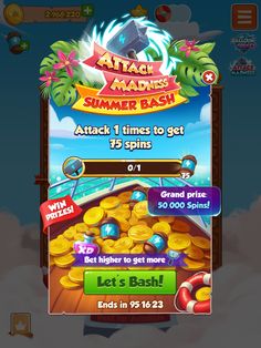 Attack Madness, Win Spins, Coins, XP - Coin Master Strategies