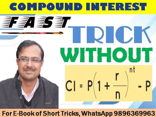 Compound Interest Meaning - Definition, Formulas and Solved Examples