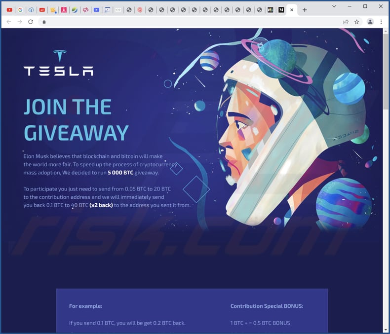 TikTok Flooded By Elon Musk Cryptocurrency Giveaway Scams Gridinsoft Blog