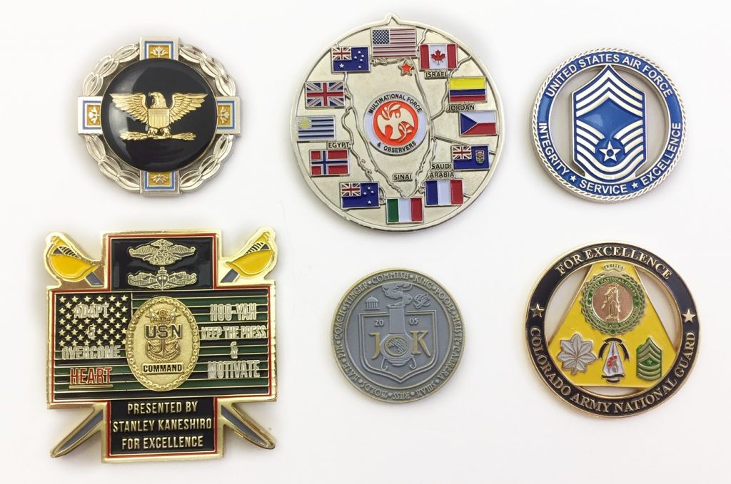 Military Challenge Coins - No Minimum - Quality Challenge Coins