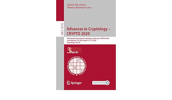 Holdings: Advances in cryptology -- CRYPTO : :: Library search