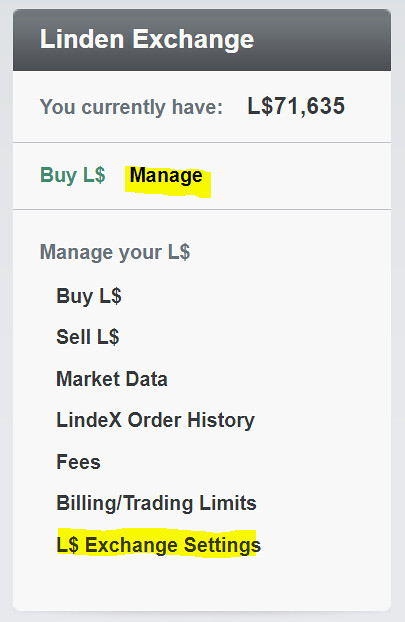 Buying Linden Dollars & Selling Linden Dollars : Linden Lab