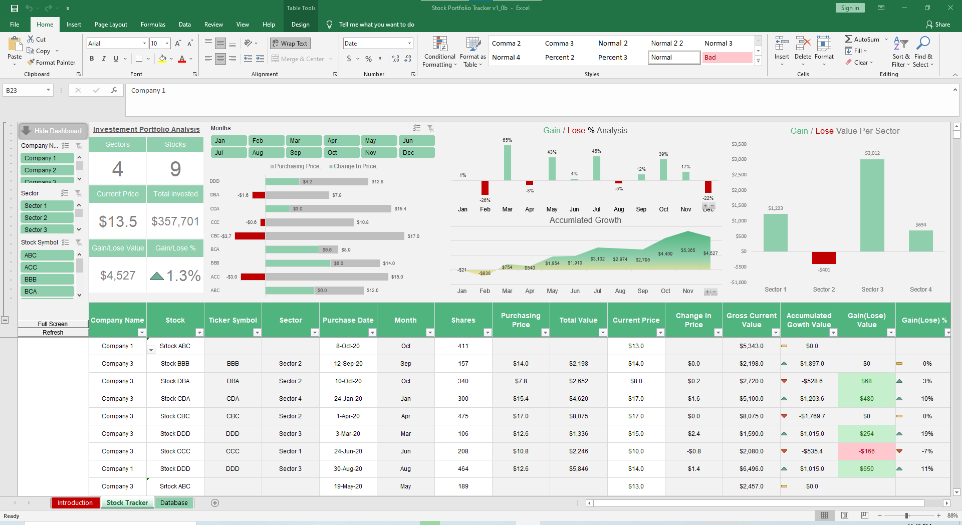 Stock and Crypto Portfolio Tracker | Retail Investor Spreadsheet – Manjasheets