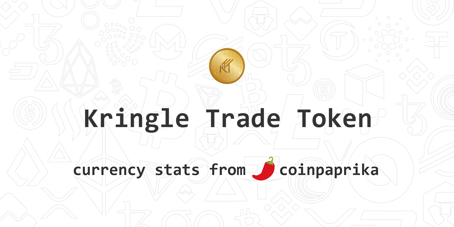 Convert 1 KTT to USD - Kringle Trade Token price in USD | CoinCodex