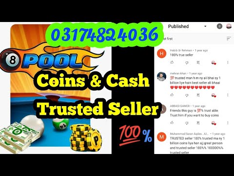 8Ball Pool Coins Seller in Pakistan | Trusted 8 Ball Pool Coins Seller | Sub Milega