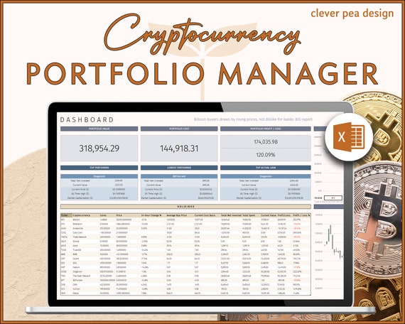 Cryptocurrency Portfolio Manager – CleverPeaDesign