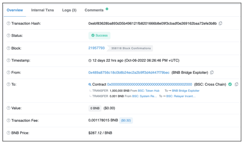 Binance has got substantial tips to identify BSC token hub hackers