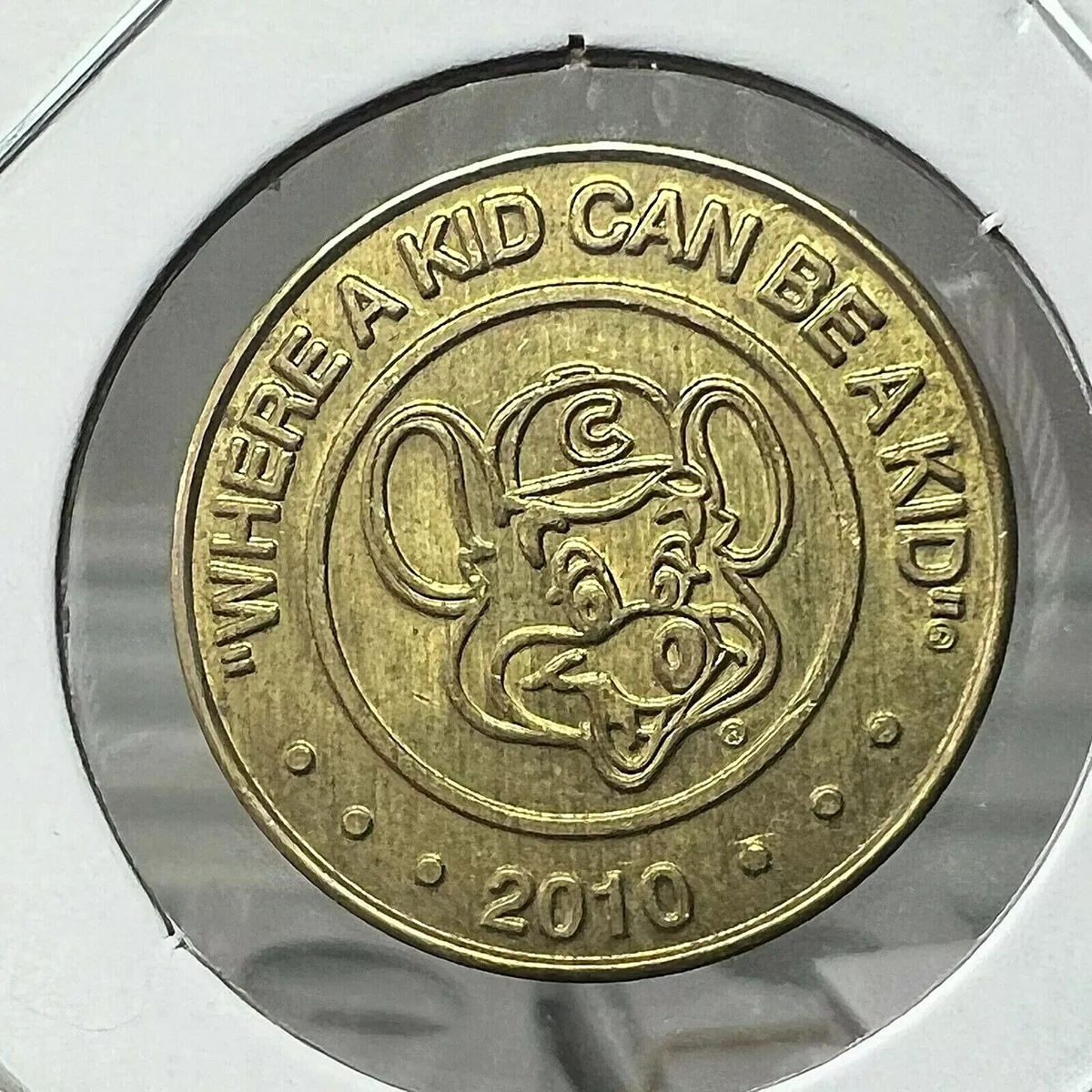 Chuck E. Cheese's Rocks Game Token Coin Guitar Pick