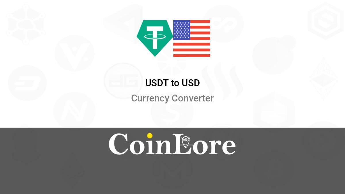 USDT to USD Converter, Convert Tether to United States Dollar - CoinArbitrageBot