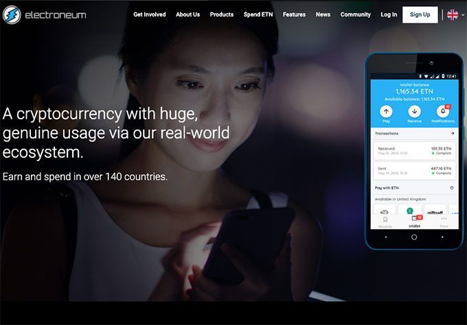 Electroneum offers a new way to earn, send and pay