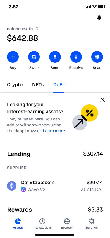 ‎Coinbase Wallet: NFTs & Crypto trên App Store