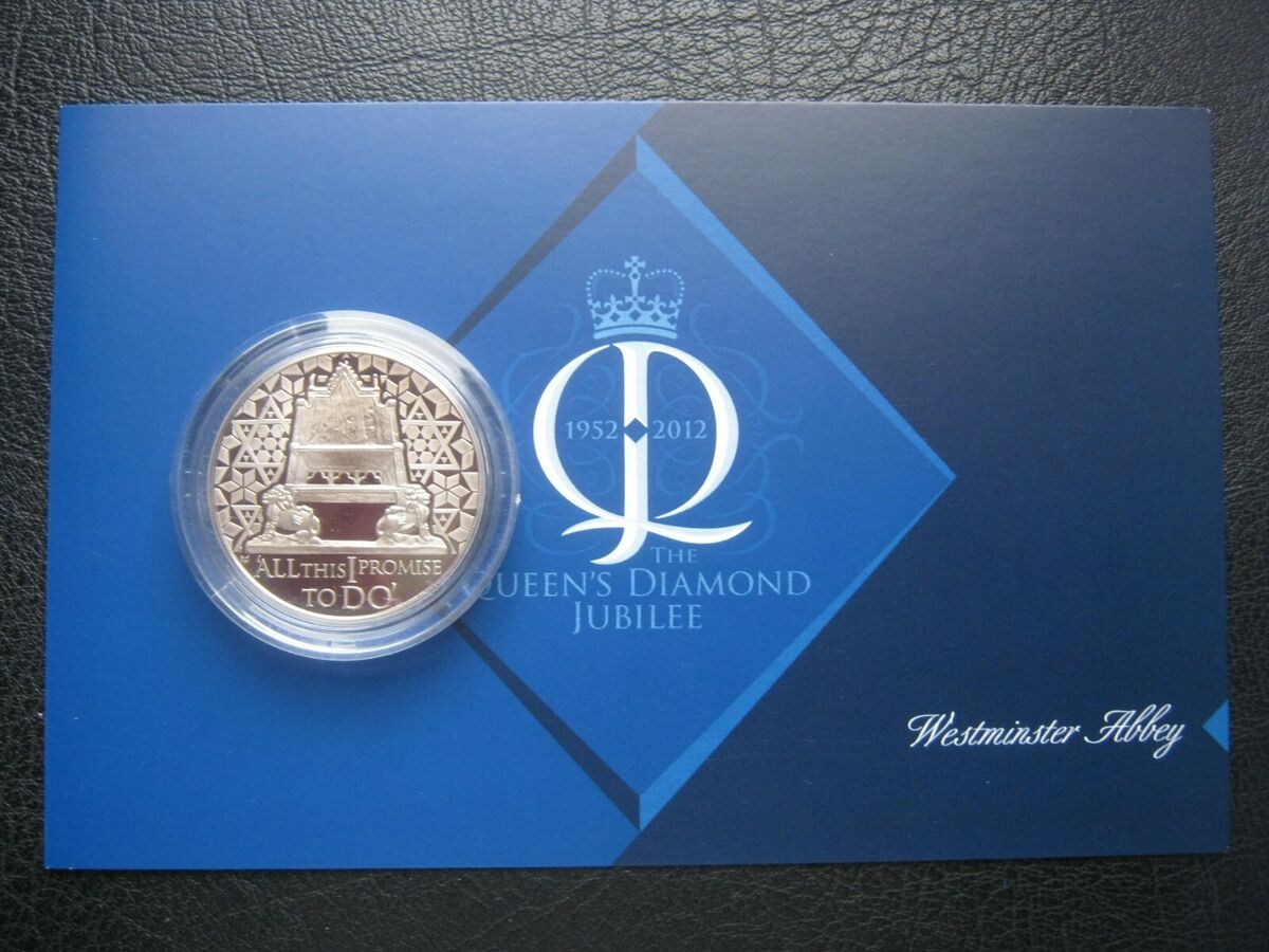 50¢ Queen Elizabeth II's Diamond Jubilee Coin/Card