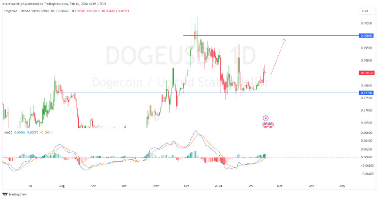 Dogecoin / Tether Price Chart — DOGEUSDT — TradingView