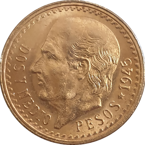 Pesos Mexico Gold Coin AU/BU oz