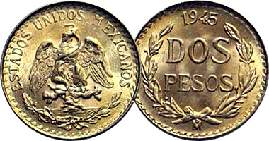 Dos Pesos gold coin - Wikipedia