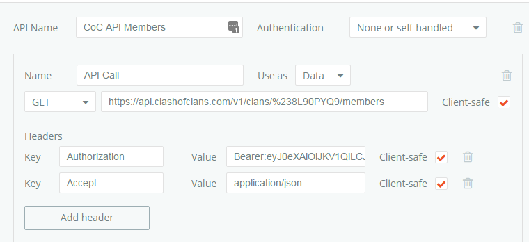 Using API Connector with Clash of Clans API Needs Static IP Address - APIs - Bubble Forum