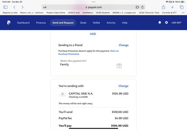 PayPal Consumer Fees | PayPal MY