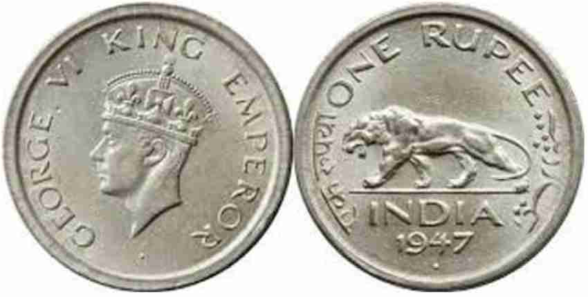 Buy British India King George VI One Rupee Coin Mumbai Online | Mintage World