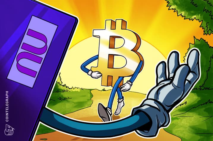 Nubank atinge 1 milhão de usuários de criptos e mira tokenização