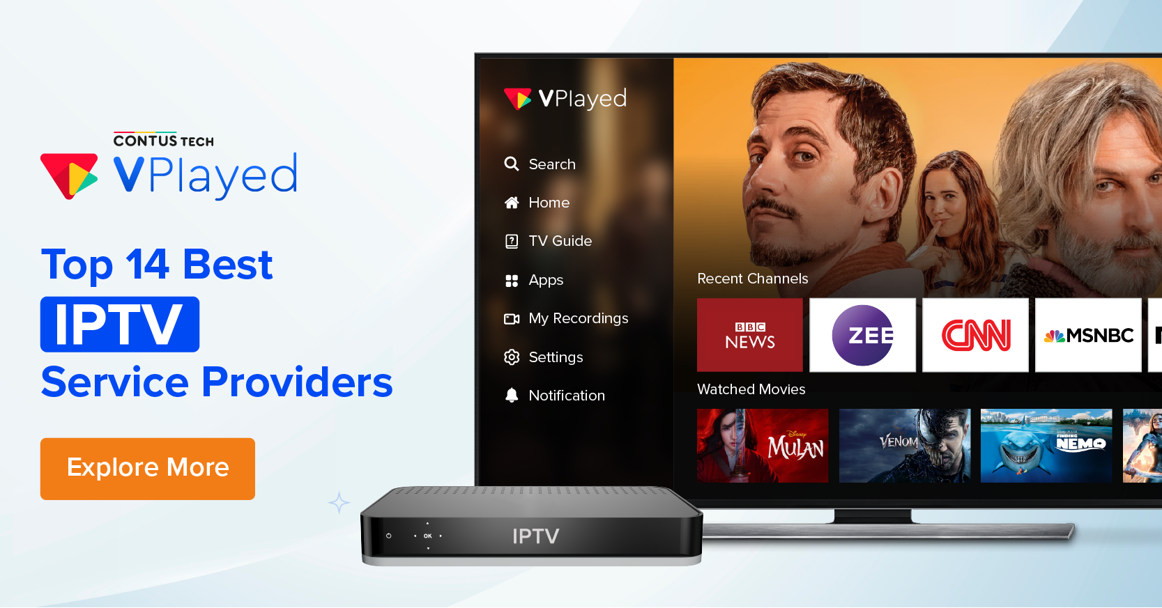 IPTVtune - Reliable & Best IPTV subscription service provider in 