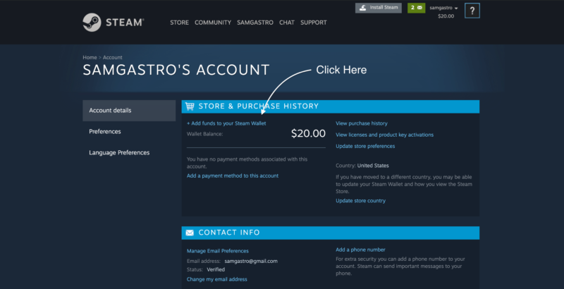 is there away to transfer steam wallet to another account? :: Steam Discussions