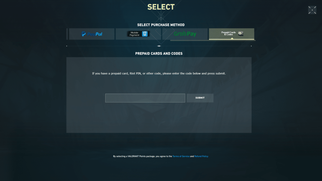 cant pay with paypal - VALORANT