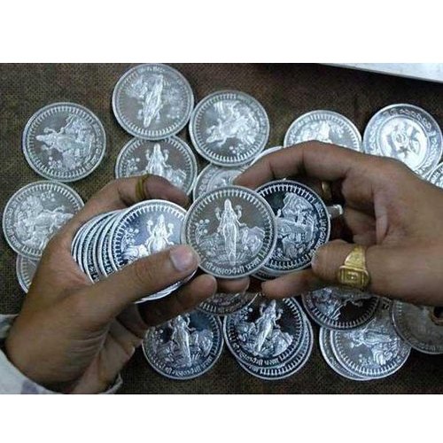 Precious Moments - Buy BIS Hallmarked Astha laxmi Pure Silver Coin | TrueSilver