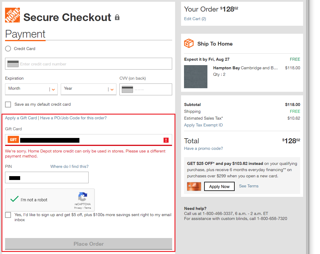 How to Use Home Depot Store Credit for Online Purchases