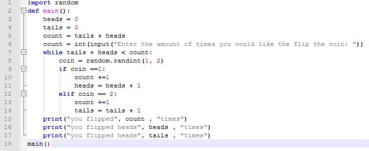 Biased Coin Flipping simulation in Python - CodeSpeedy