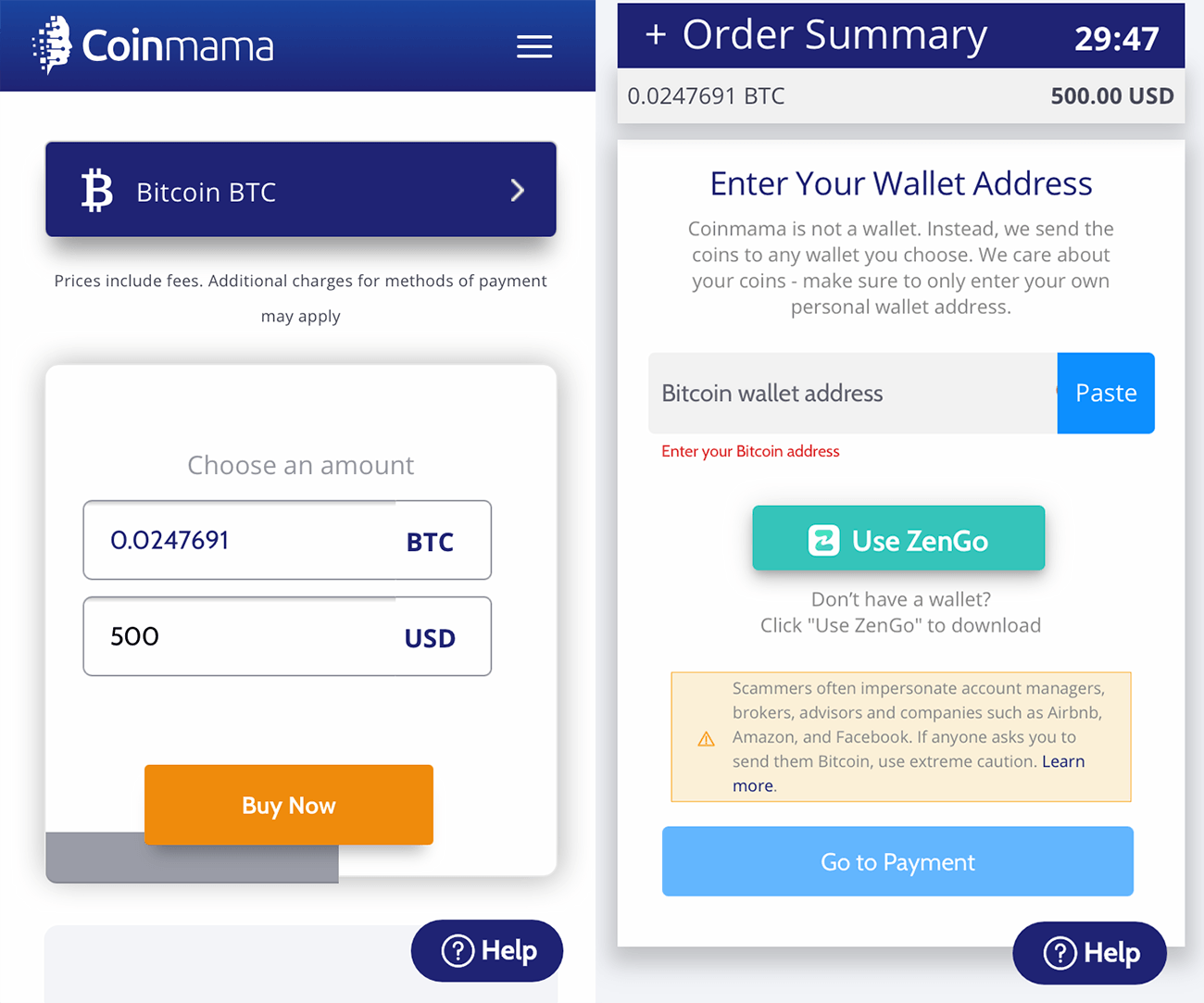 Coinmama: Crypto Wallet App Free Download