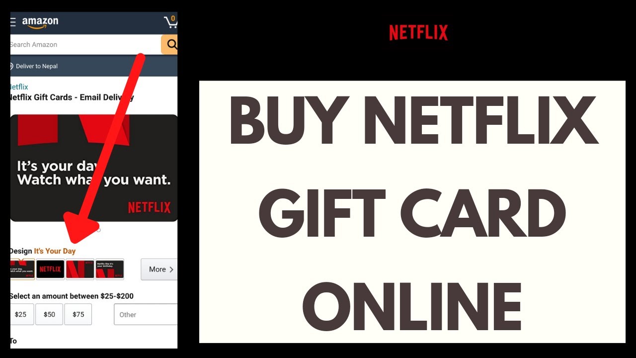 Buy Netflix Gift Card Turkey Online | How To Buy Netflix Gift Card | Baxity Store